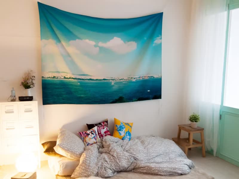 路途上-壁幔Wall Tapestry-室內設計擺設 牆面裝飾掛布畢業禮物