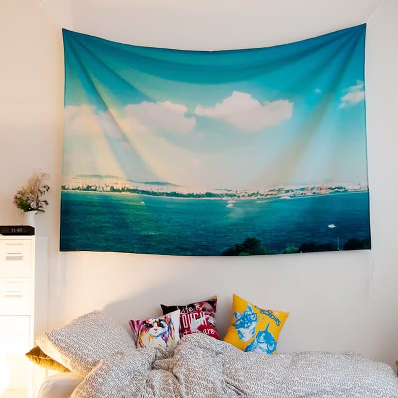 路途上-壁幔Wall Tapestry-室內設計擺設 牆面裝飾掛布畢業禮物