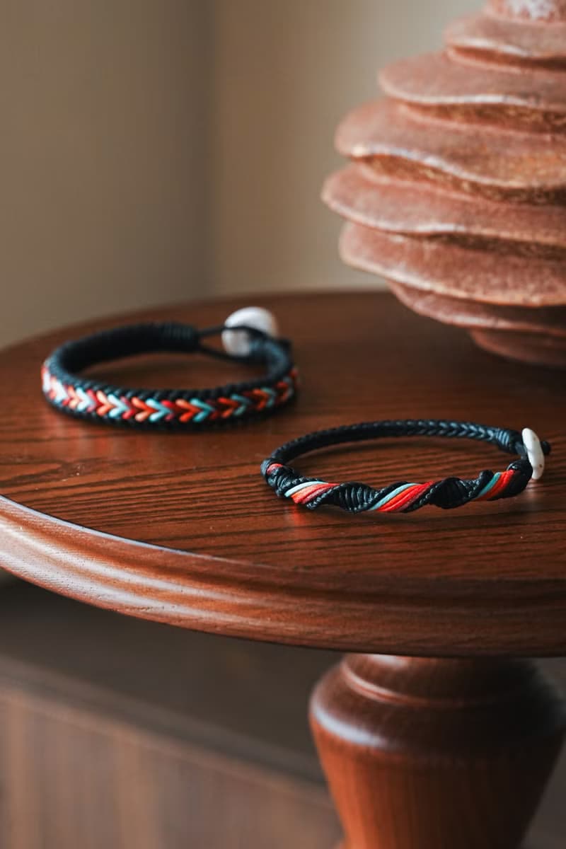 落日 | 八股螺旋編織手環