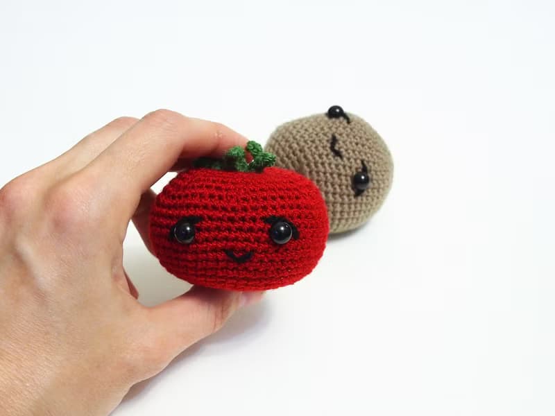Couple plush Tomato and Potato