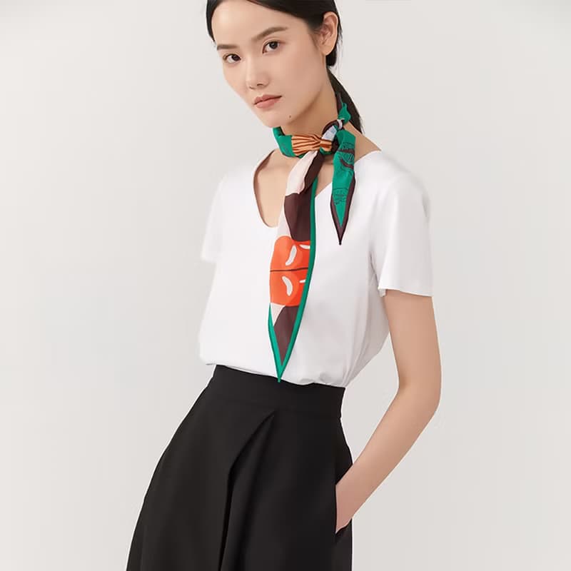 原創可愛狗狗絲巾 復古小方巾 印花披肩領結 髮帶 頭巾 領巾 禮物