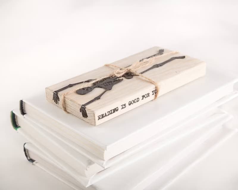 Horror Bookmark Skeleton in My Book. Small Bookish Gift for Horror Lovers.