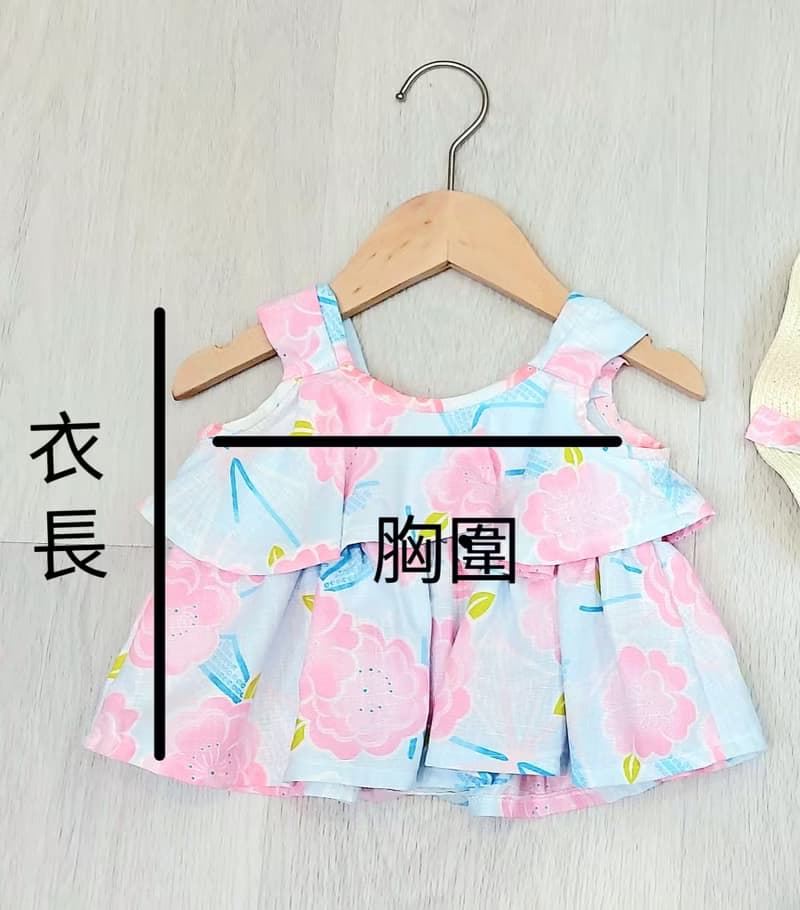 日本和服櫻花系 童裝 女童上衣 生日 送禮