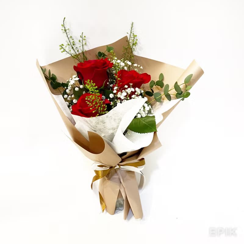 紅玫瑰小鮮花束|限自取