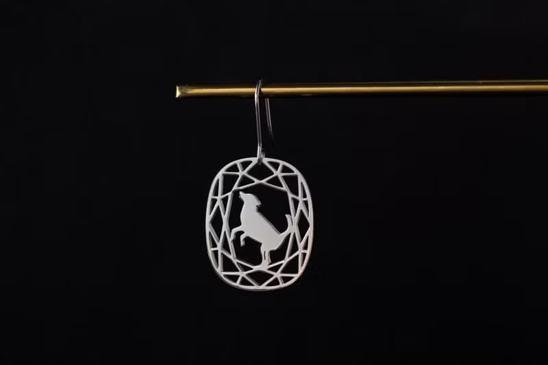 抗敏醫療鋼 寶石與動物系列:狗狗(單邊/一對)耳環-可