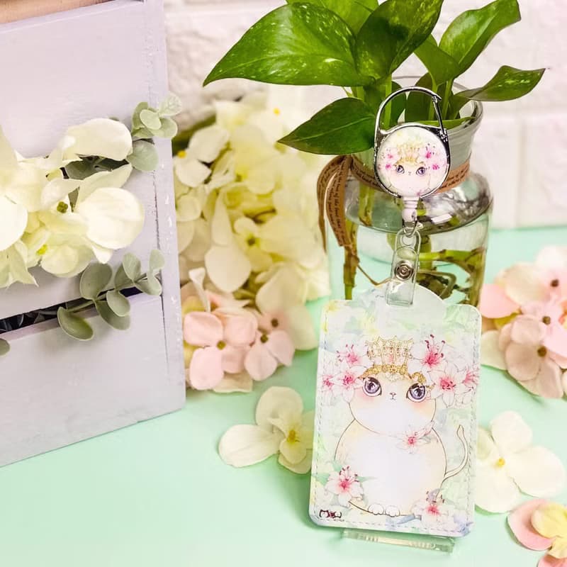 伸縮卡套 | 識別證套 | 悠遊卡套 - 蘋果綠小閨蜜