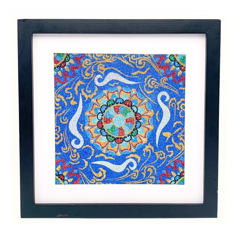 敦煌飛天沙畫中國風客廳掛畫diy喬遷禮物手工材料包非遺文化體驗