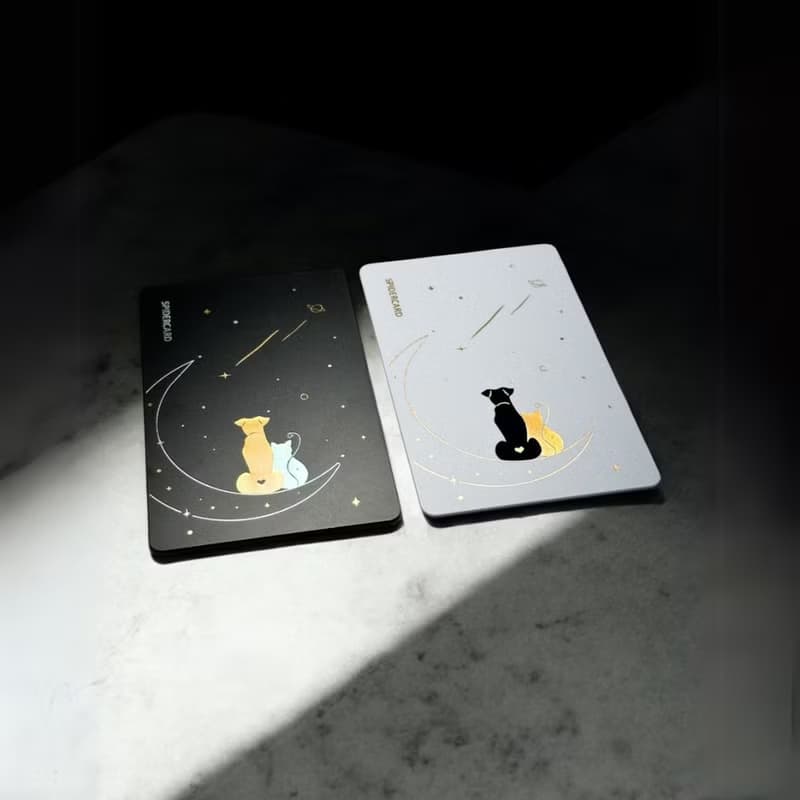 汪星 X 喵語 - 雙卡組 - SpiderCard 數位名片NFC卡
