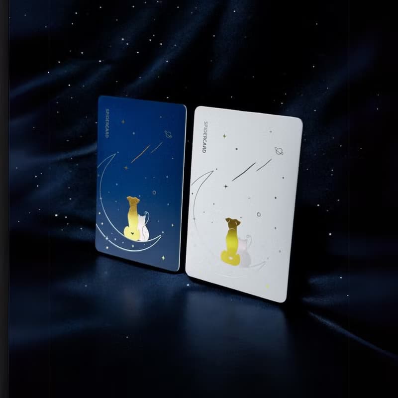汪星 X 喵語 - 雙卡組 - SpiderCard 數位名片NFC卡