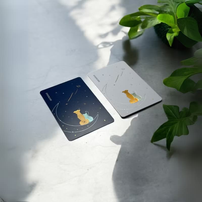 汪星 X 喵語 - 雙卡組 - SpiderCard 數位名片NFC卡