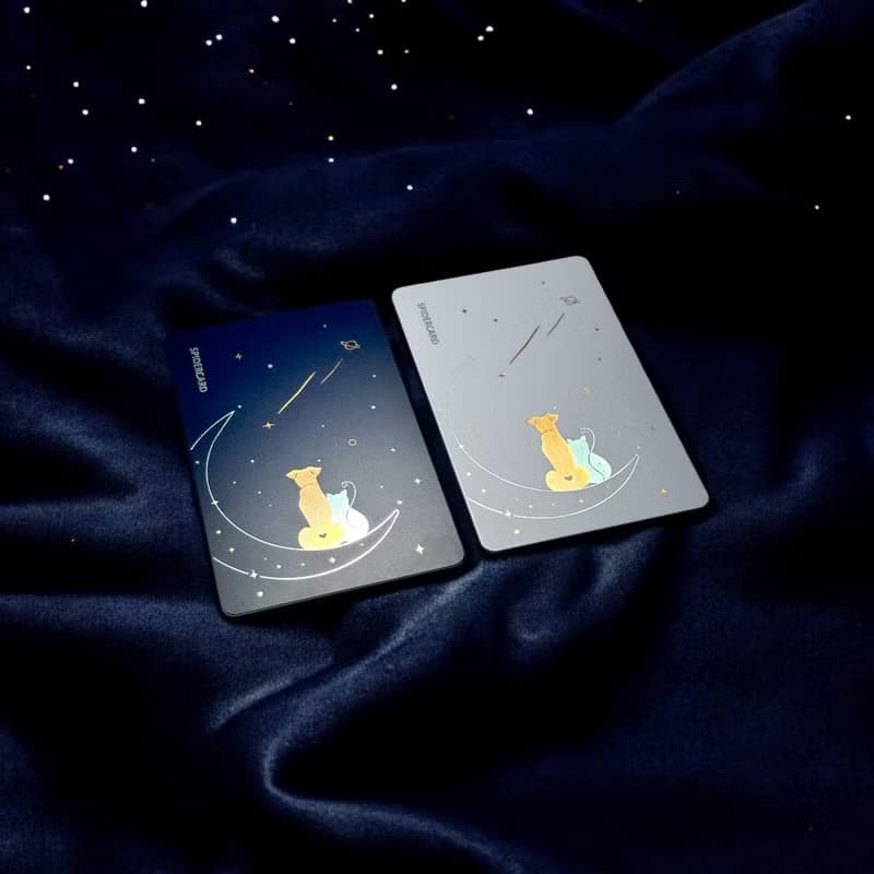 汪星 X 喵語 - 雙卡組 - SpiderCard 數位名片NFC卡