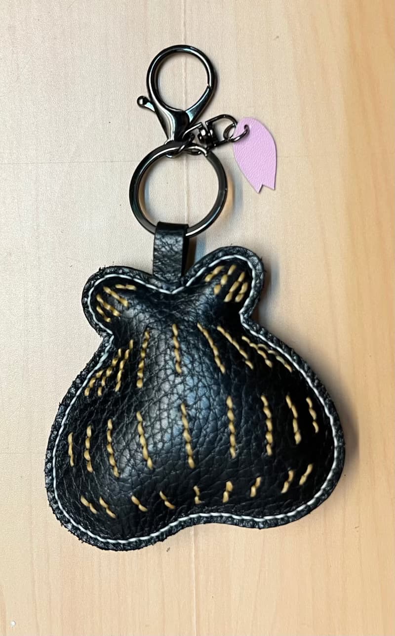 加菲貓悠遊卡皮革掛飾