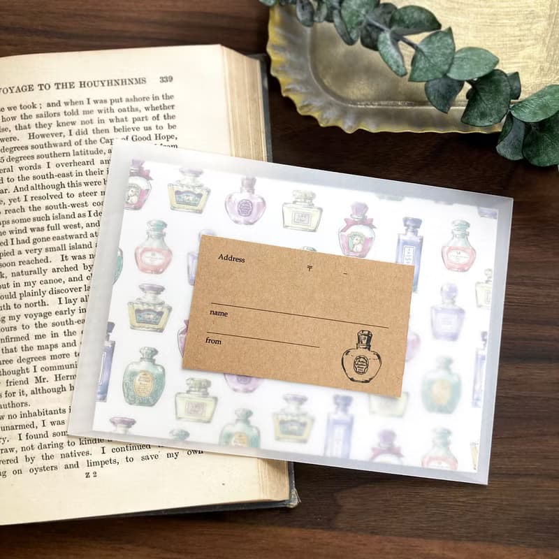 Letterset Perfume bottles　 香水瓶レターセット
