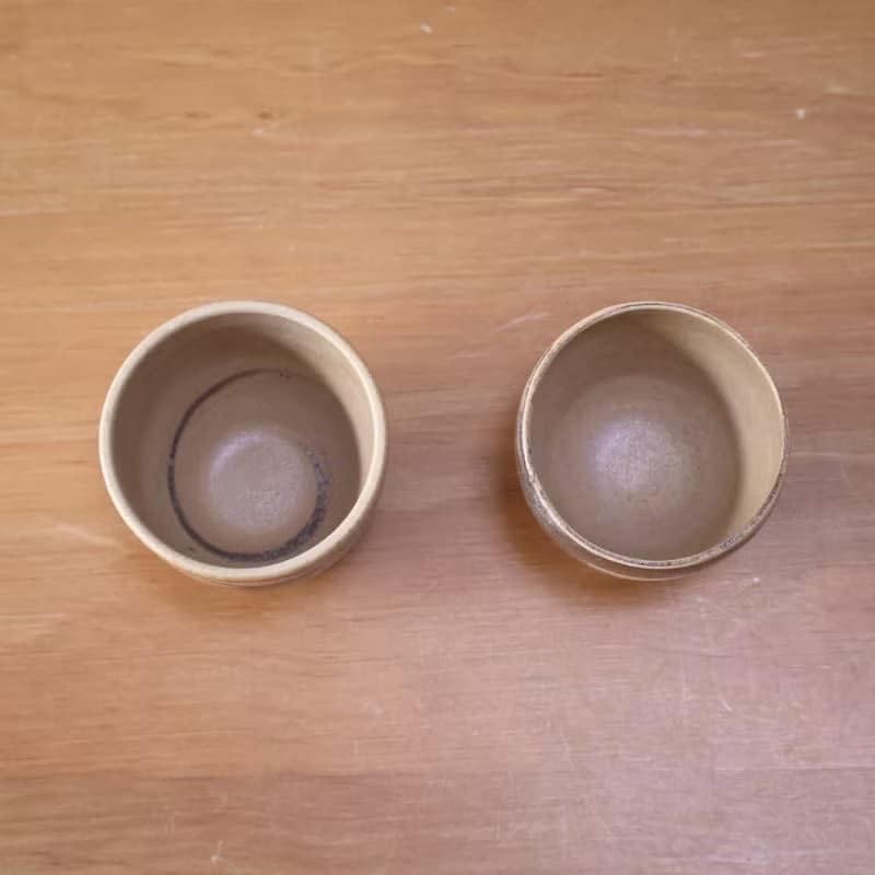 耳朵餅乾 手工陶茶杯
