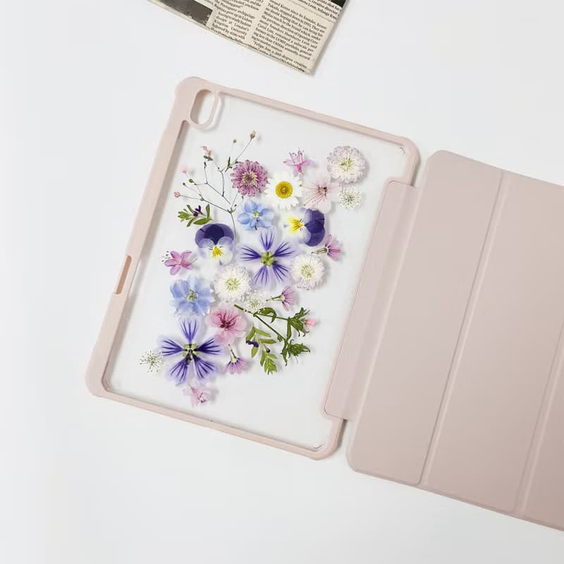 天然花葉手工押花iPad外殼 iPad Air 11寸 13寸 iPad Pro 11寸13