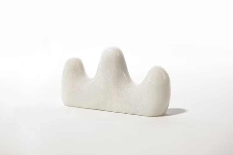 大理石山形筷架