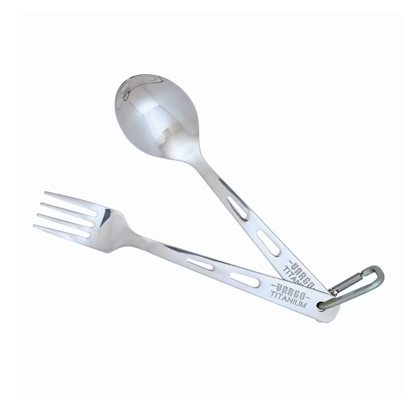 【美國 Vargo】Titanium Spoon&Fork Set 純鈦湯叉兩件組  #T201