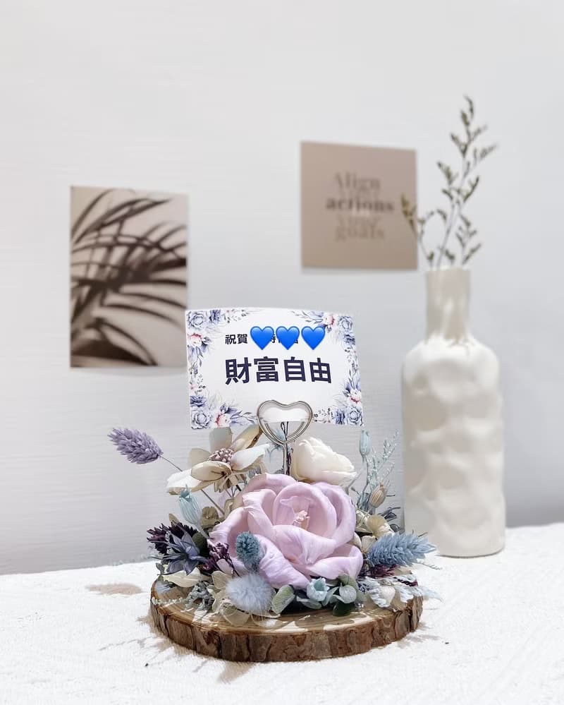 預購。祝賀送禮。永生花小清新款祝賀花禮