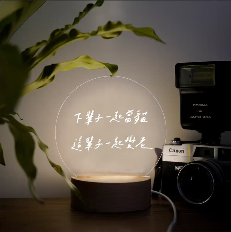 【LIGHTO 小夜燈】寫字練習/下輩子一起當貓/48H快速出貨
