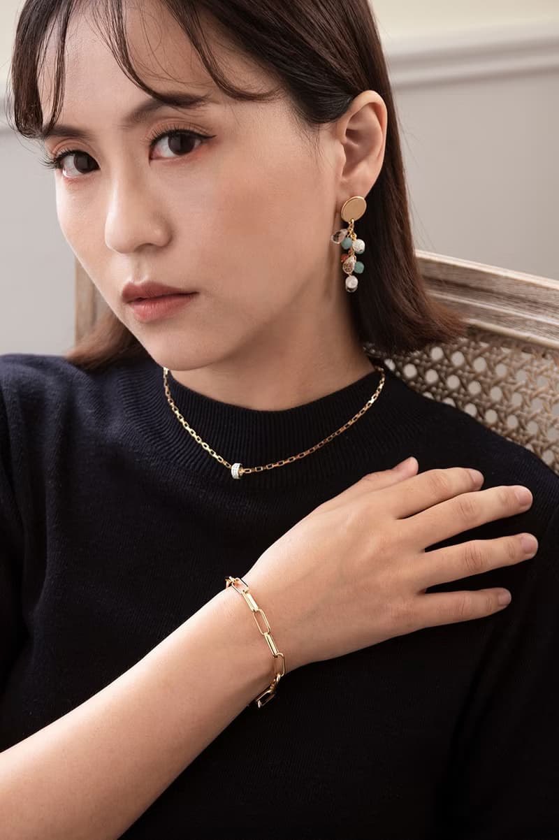 聖城 - 金色步道－水手釦鍊條手鍊_18K鍍金