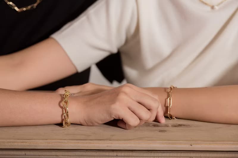 聖城 - 金色步道－水手釦鍊條手鍊_18K鍍金