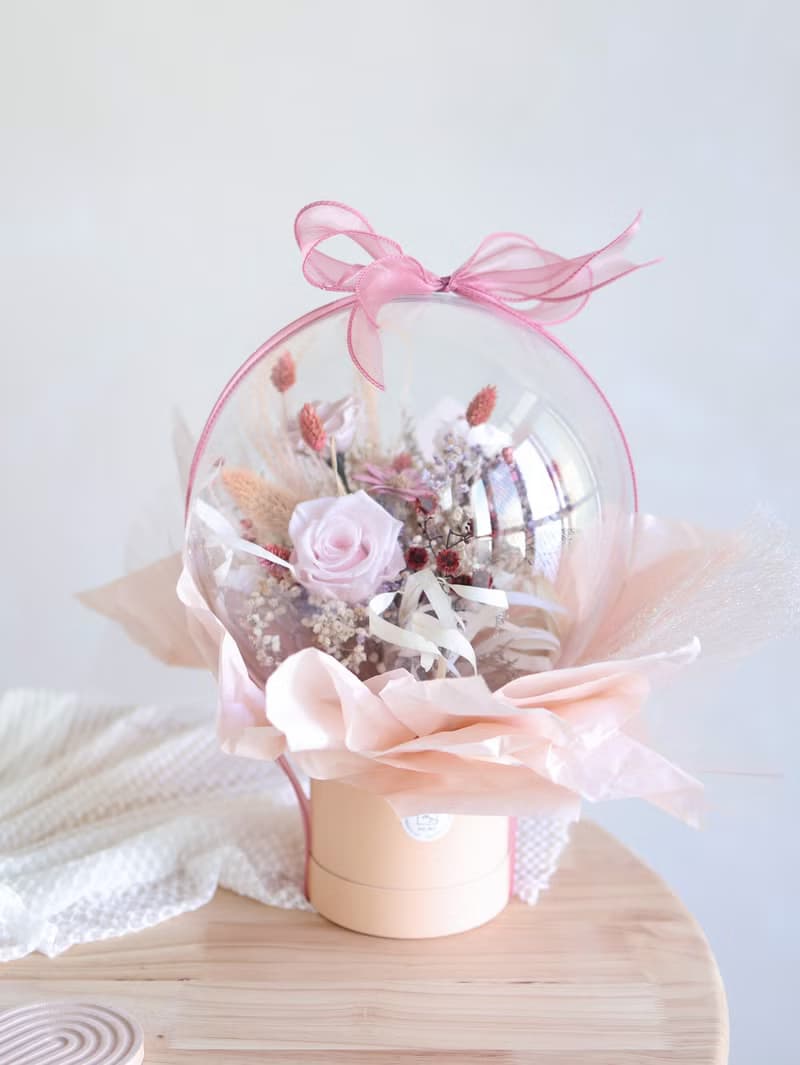 絢爛光芒 x 不凋乾燥花抱抱桶