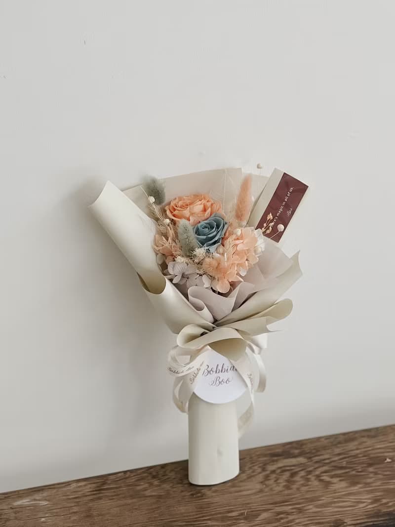 【永生玫瑰花花束】• 情人節/永生玫瑰花/永生玫瑰花花束/玫瑰花