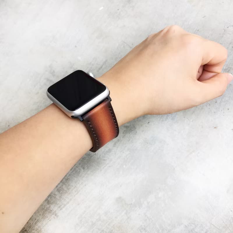 Apple Watch Band 38mm 42mm 40mm 44mm, HandStitched Handmade