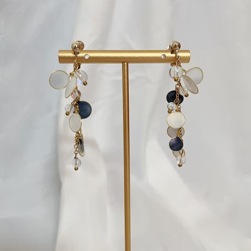 放滿冰塊的蘇打汽水/手工耳環/無痛耳夾/樹脂耳環/禮物