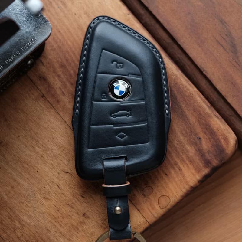 【寓吉】BMW X3 X4 X5 X6 X7 F15 i3 i4 i8 iX 馬韁革 鑰匙皮套