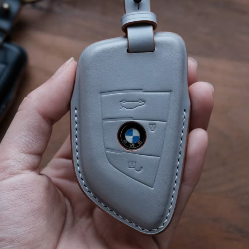 【寓吉】BMW X3 X4 X5 X6 X7 F15 i3 i4 i8 iX 馬韁革 鑰匙皮套