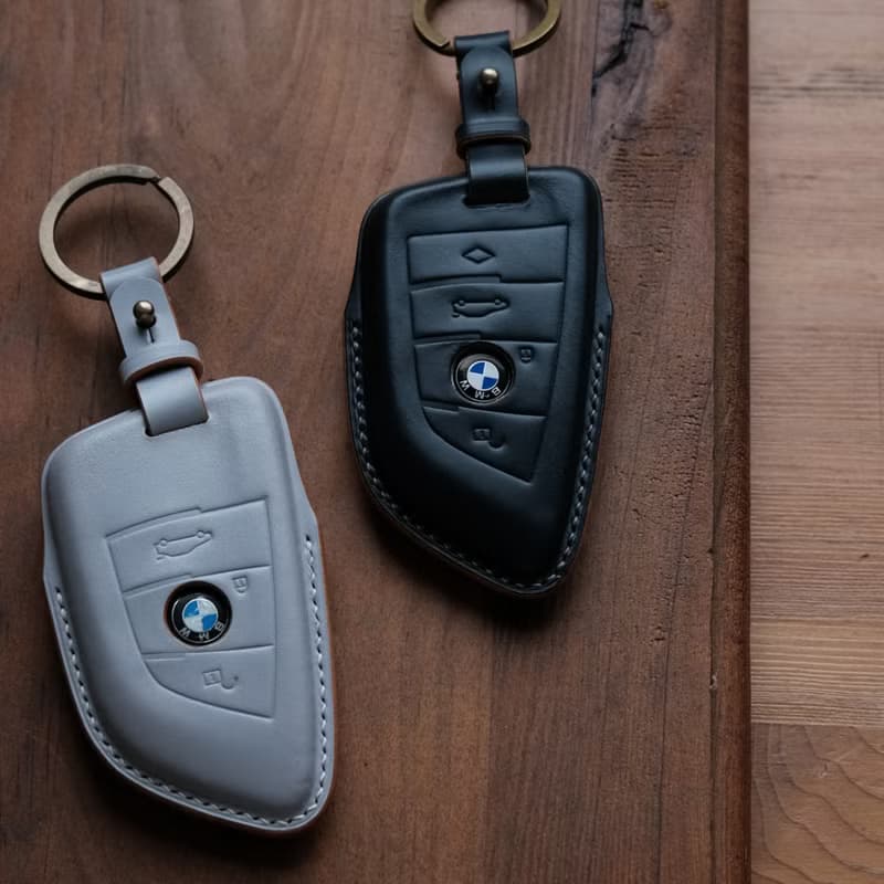 【寓吉】BMW X3 X4 X5 X6 X7 F15 i3 i4 i8 iX 馬韁革 鑰匙皮套