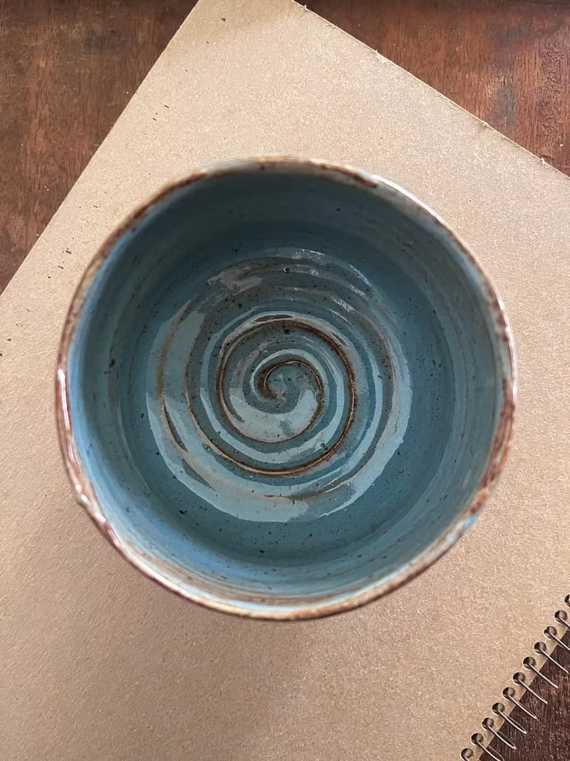 冷藍 茶碗 陶碗 零三 | 陶器皿