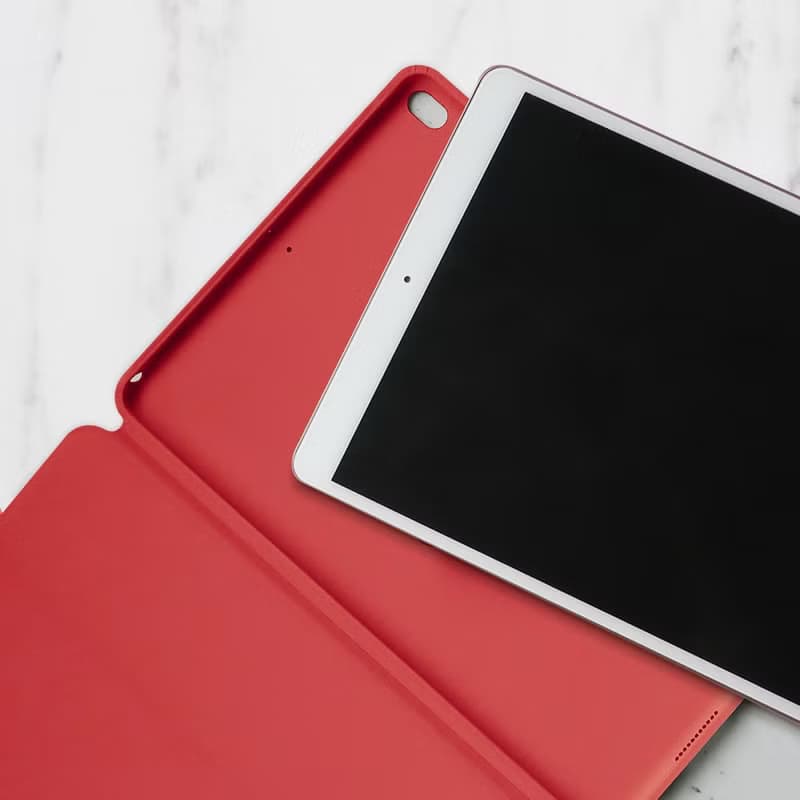 iPad 12.9/Air5/iPad 8/mini 5系列 初戀粉玫瑰皮革平板保護套
