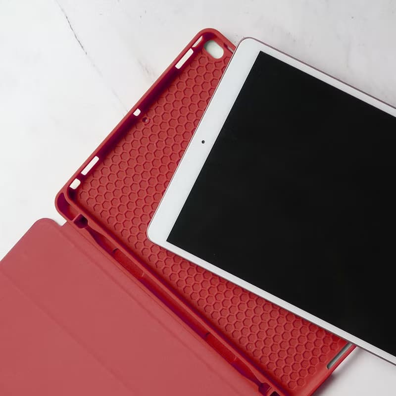 iPad 12.9/Air5/iPad 8/mini 5系列 初戀粉玫瑰皮革平板保護套