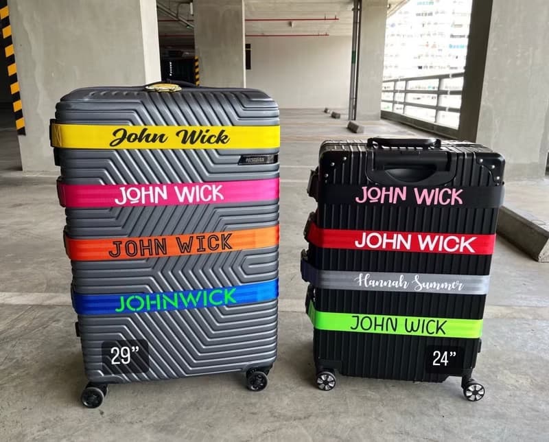 Personalised Luggage strap, Luggage Strap with 3 digit lock