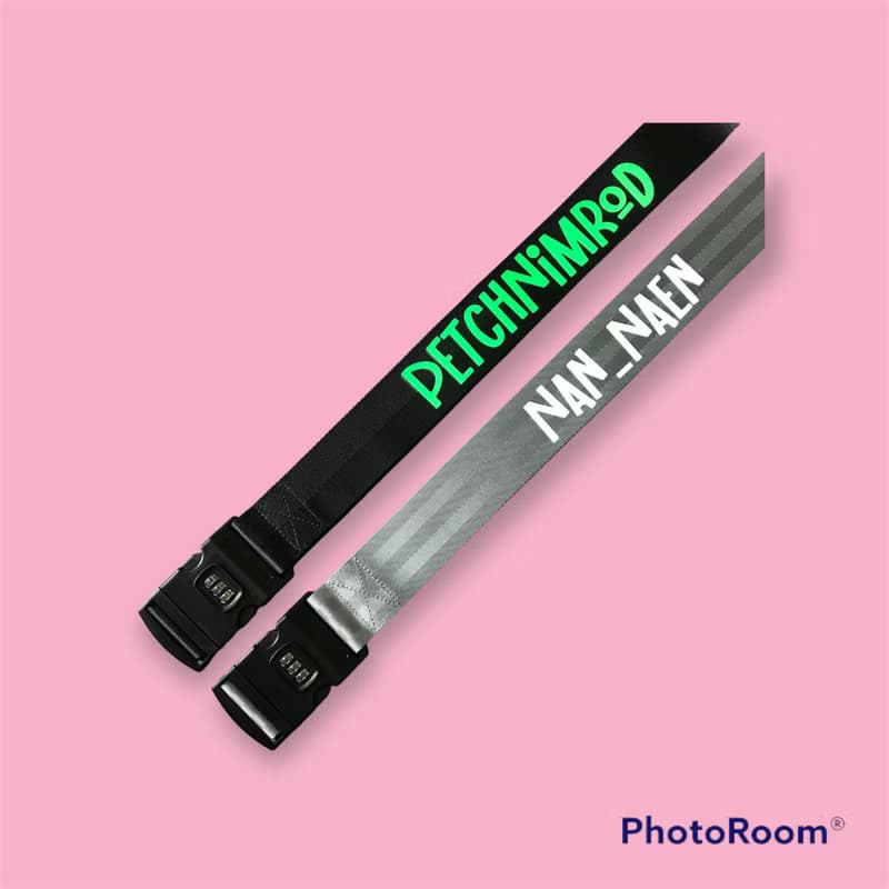 Personalised Luggage strap, Luggage Strap with 3 digit lock