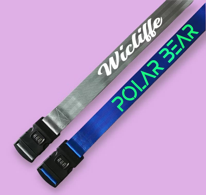 Personalised Luggage strap, Luggage Strap with 3 digit lock