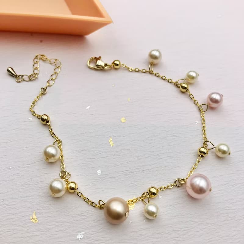 【體驗】【DIY手作課程】飾品設計體驗|B1.水晶珍珠手鍊|文化幣