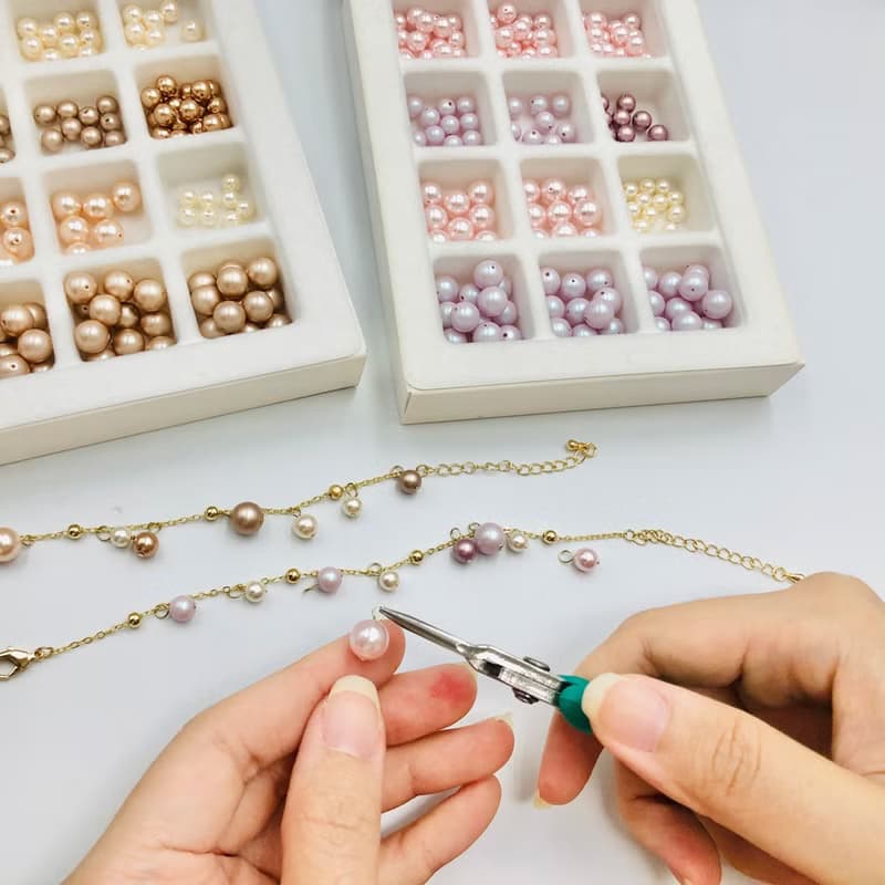 【體驗】【DIY手作課程】飾品設計體驗|B1.水晶珍珠手鍊|文化幣