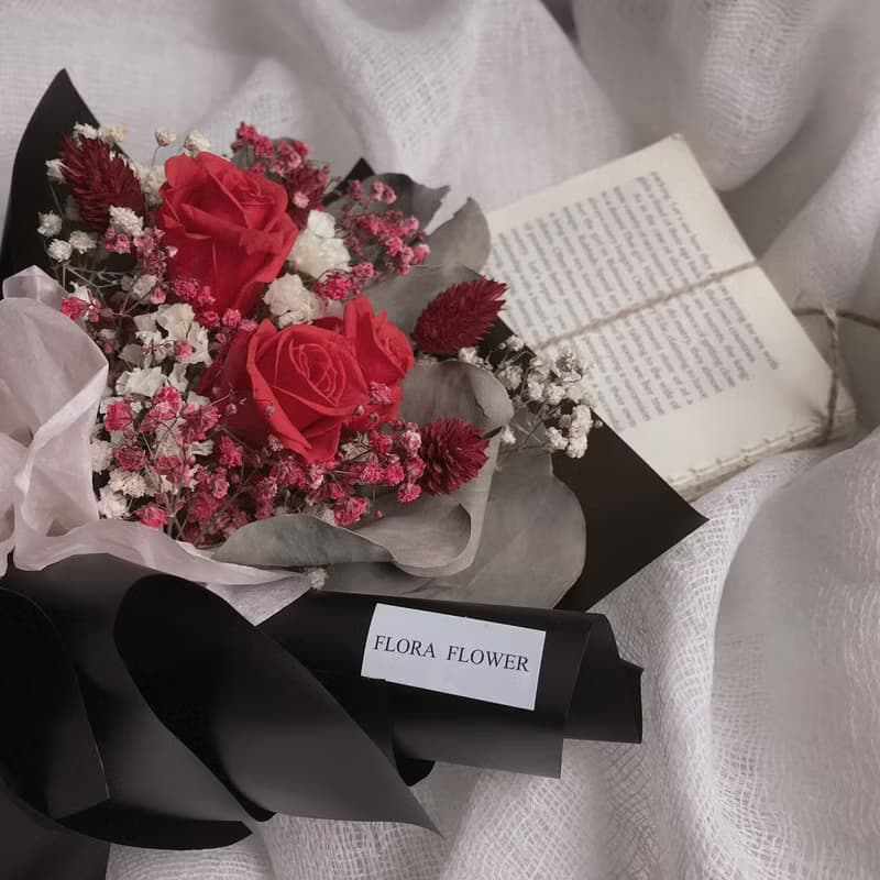 Flora Flower乾燥花束-for us