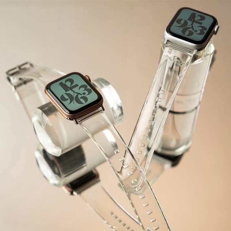 Apple Watch 優質超透明TPU錶帶 S9/8/7/6/5/4/SE