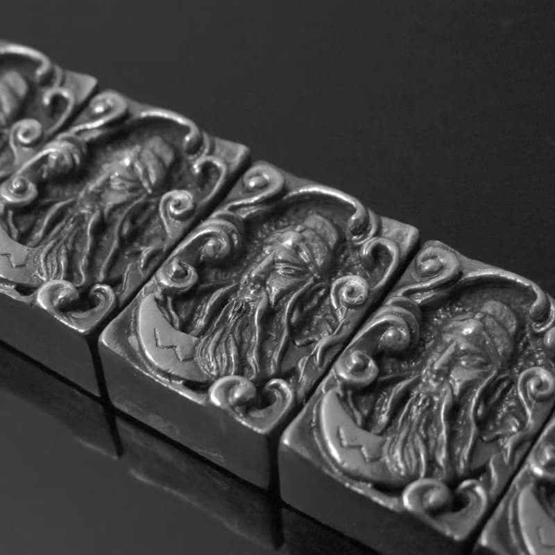 神明系列 / 精雕關公手牌手鍊 / 925銀 / 純手工製作