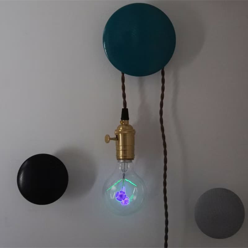 大夾子小夜燈 - 含 1 個 紫色許願花燈泡 Edison-Style 愛迪生燈