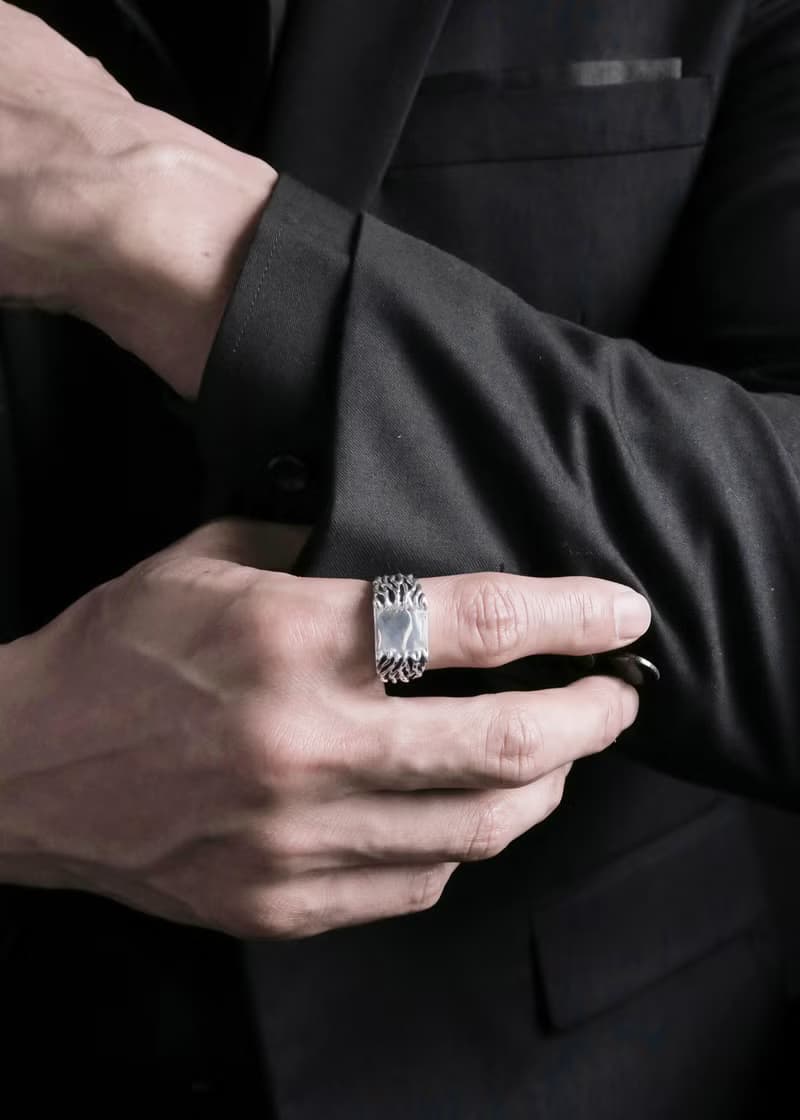 nct ten kazuta pick bloodsquare silver ring mihue men unisex kpopstar