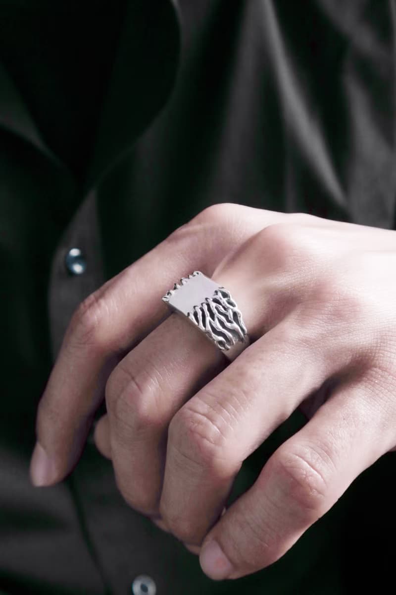 nct ten kazuta pick bloodsquare silver ring mihue men unisex kpopstar
