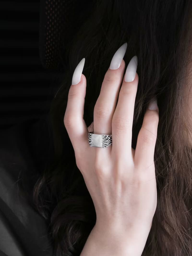 nct ten kazuta pick bloodsquare silver ring mihue men unisex kpopstar