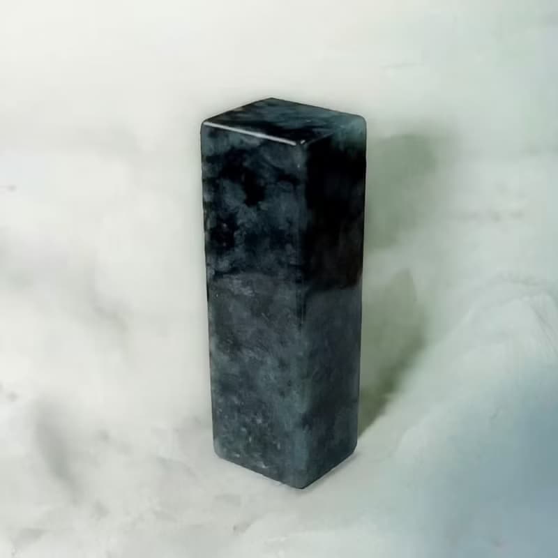 飄烏雞翡翠印章 | 天然緬甸玉A貨翡翠 | 送禮