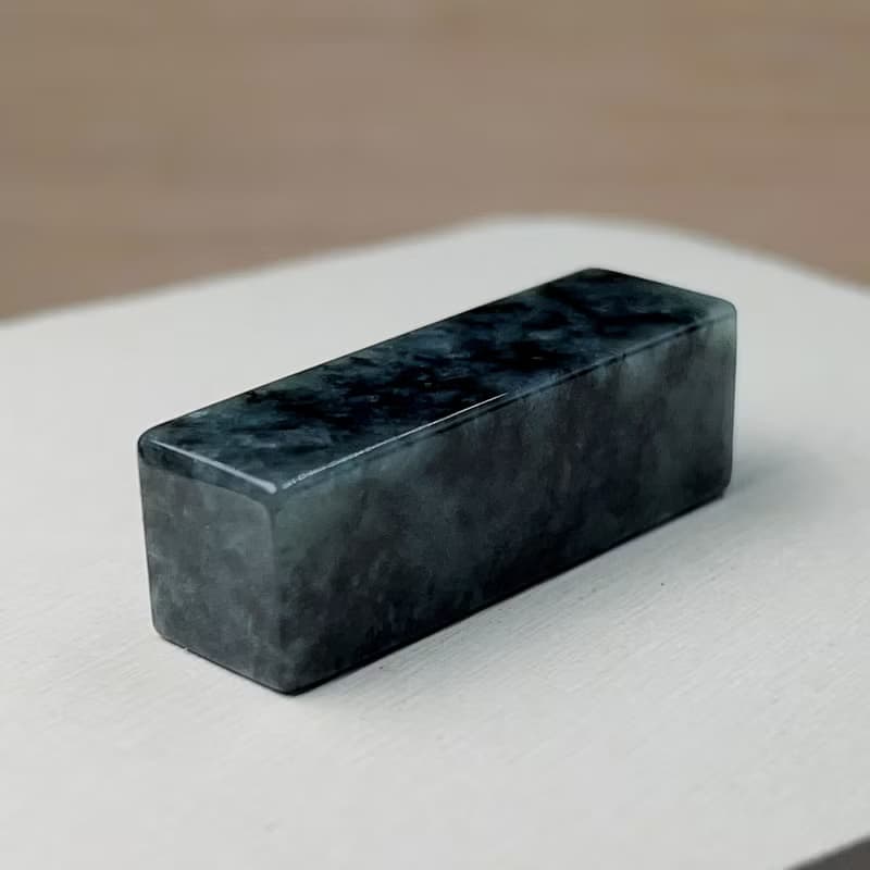 飄烏雞翡翠印章 | 天然緬甸玉A貨翡翠 | 送禮