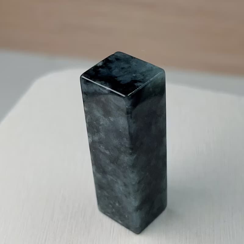 飄烏雞翡翠印章 | 天然緬甸玉A貨翡翠 | 送禮